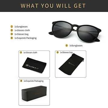 SUNGait Vintage Round Sunglasses for Ultimate Style and Protection