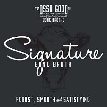 Osso Good Signature Bone Broth, 6 - 16 Ounce Pouches, High in Protein & Collagen, Ships Frozen