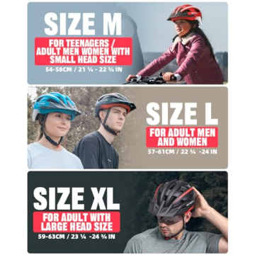 VICTGOAL Bike Helmet with Rechargeable LED Light and Goggles