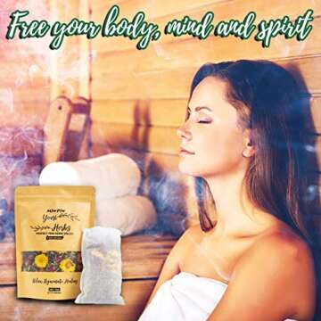 Miw Piw Yoni Herbs, 100% Organic Vaginal Steaming, Yoni Herbs Blend for Steaming, V Steam Soothe. Rejuvenate. Heal
