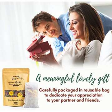 Miw Piw Yoni Herbs, 100% Organic Vaginal Steaming, Yoni Herbs Blend for Steaming, V Steam Soothe. Rejuvenate. Heal