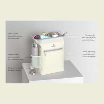 Stanley The All-Day Madeleine Midi Cooler Backpack Peony