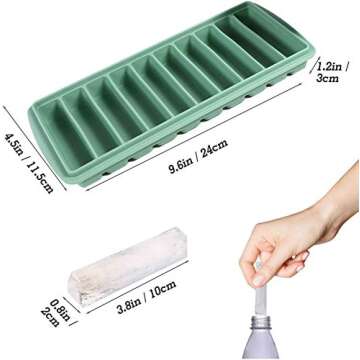 LessMo Ice Cube Tray - Perfect for Small Bottles and Summer Fun