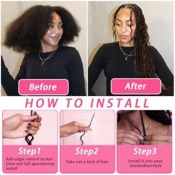 Liqusee Human Braiding Hair 100g One Bundle/Pack 20 Inch Natural Black Water Wave Curly Bulk Human Hair for Braiding No Weft 100% Unprocessed Brazilian Human Hair Braiding Hair for Boho Braids