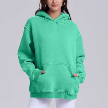 FAIABLE Men's Plush Oversized Hoodie Perfect for Winter