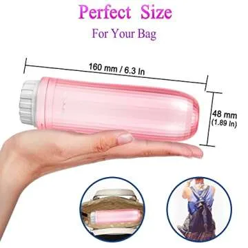 Portable Bidet - Mini Foldable Handheld Personal Travel Bidet with 2 Pressure Options Electric Sprayer Toilet for Personal Hygiene Cleaning/Soothing Postpartum Care/Perineal & Hemmoroid Treatment