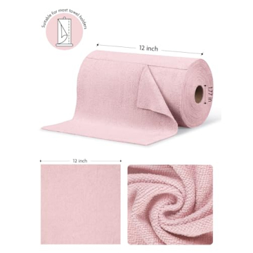 Fantasticlean Microfiber Cloth Roll 75 Pack Reusable Cleaning Towels