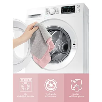 Fantasticlean Microfiber Cloth Roll 75 Pack Reusable Cleaning Towels