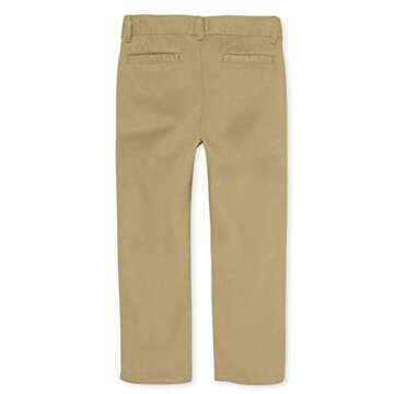 The Children's Place boys Chino Pants, Flax, 6