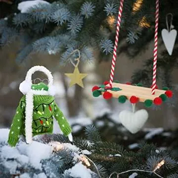 Aoriher 9 Pcs Christmas Elf Doll Accessories Set