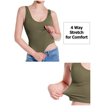 Fashionable Four-Way Stretch Ribbed Crop Top for Women
