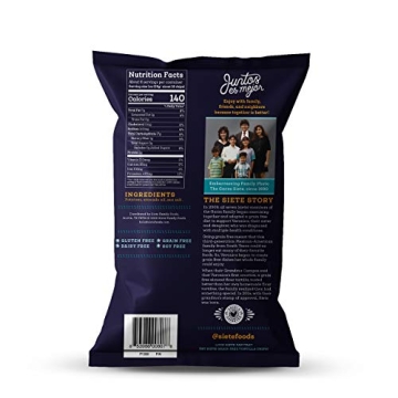 Siete Grain Free Potato Chips - Deliciously Light & Healthy Snack - Pack of 6