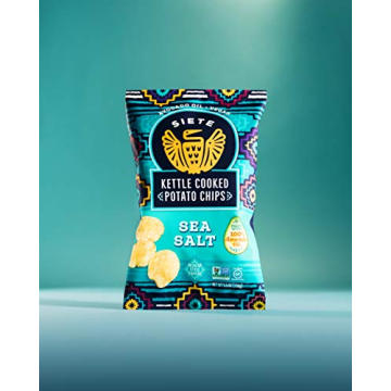 Siete Grain Free Potato Chips - Deliciously Light & Healthy Snack - Pack of 6