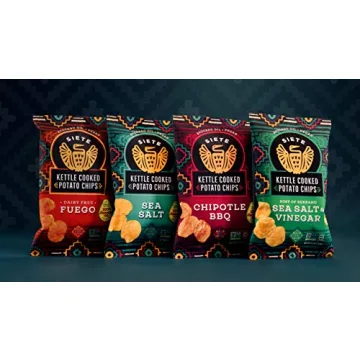 Siete Grain Free Potato Chips - Deliciously Light & Healthy Snack - Pack of 6