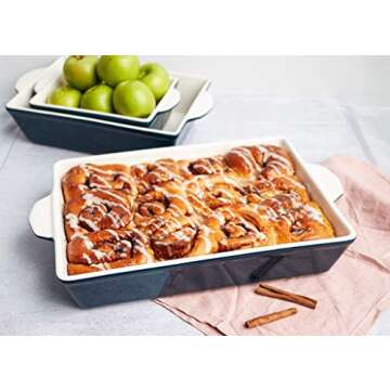 Kook Bakeware Set - Stylish Ceramic Baking Dishes