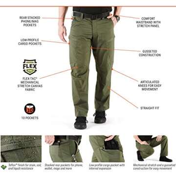 5.11 Tactical Men's Apex Cargo Work Pants – Durable and Comfortable