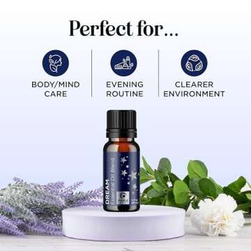 Sleep Essential Oil Blend for Diffuser - Dream Essential Oil for Diffusers Aromatherapy and Wellness...