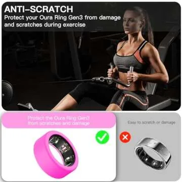 Silicone Ring Cover for Oura Ring Gen3 - 6 Pcs Colors