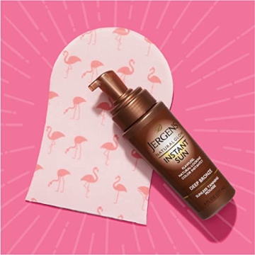 Jergens Natural Glow Instant Sun Body Mousse - Deep Bronze Tan