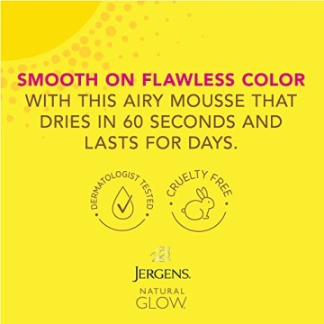 Jergens Natural Glow Instant Sun Body Mousse - Deep Bronze Tan