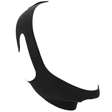 Men V Line Double Chin Reducer, Reusable Elastic Face Slimming Strap Lifting Bandage Belt,Chin Up Patch Chin V Up Contour Tightening Firming Facial Lift Tape（Black）