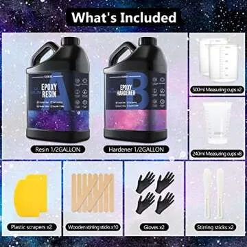 Crystal Clear Epoxy Resin Kit - Safe & Easy to Use