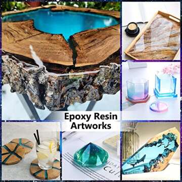 Crystal Clear Epoxy Resin Kit - Safe & Easy to Use