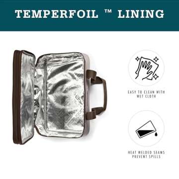 Rachael Ray Expandable Insulated Casserole Carrier for Food