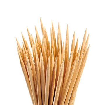 Comfy Package 100 Count 6 Inch Bamboo Skewers for All Use