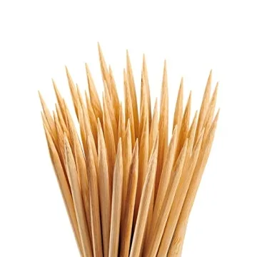 Comfy Package 100 Count 6 Inch Bamboo Skewers for All Use