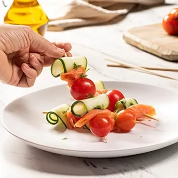 Comfy Package 100 Count 6 Inch Bamboo Skewers for All Use