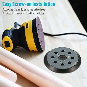 Compatible 5 Inch Replacement Sander Pad for Makita Sanding