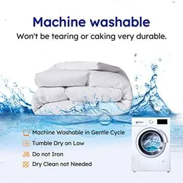 DOWNCOOL Queen Size Feather Bed Mattress Topper Pillow Top