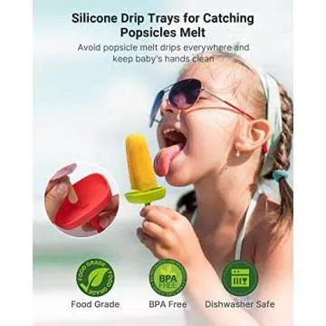 Kids Silicone Popsicle Molds - Fun & Safe for All