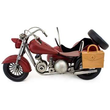 Unique Vintage Motorcycle Wine Bottle Holder for Gifts