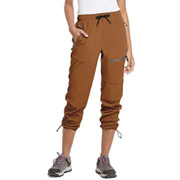 BALEAF Women's Hiking Pants Quick Dry Water Resistant Lightweight Joggers Pant for All Seasons Elast...