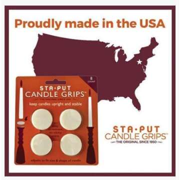 Sta-Put Candle Grips (8 Pack)