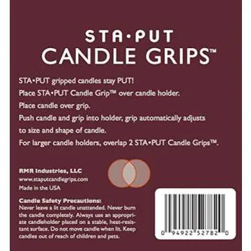 Sta-Put Candle Grips (8 Pack)