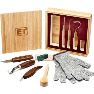 BeaverCraft S50X Wood Carving Kit for All Levels