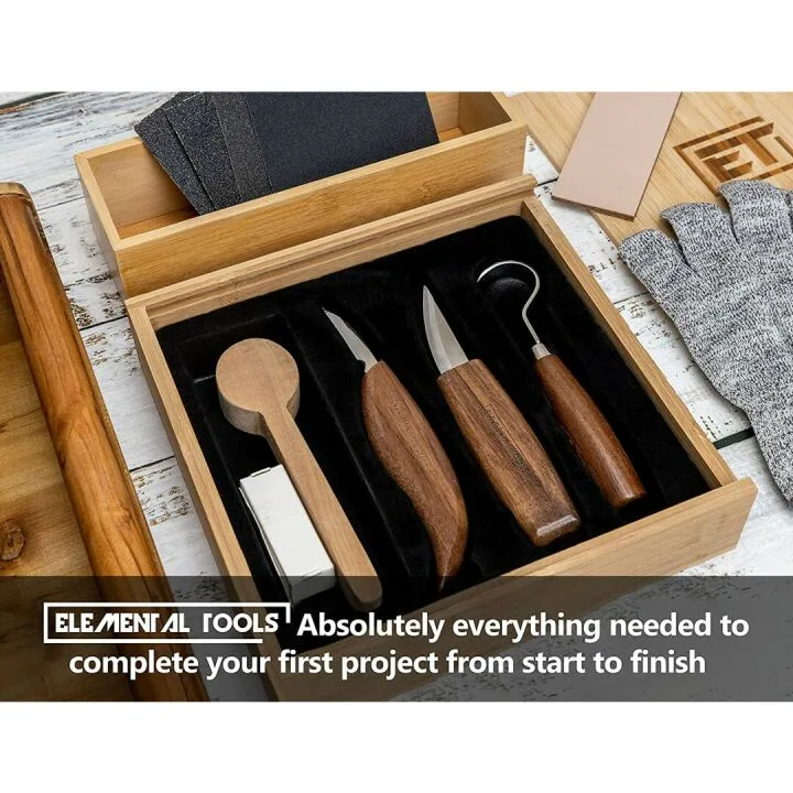BeaverCraft S50X Wood Carving Kit for All Levels