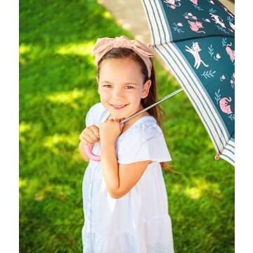Stephen Joseph Kids' Pink Unicorn Umbrella – Fun, Durable and Perfect for Rainy Days