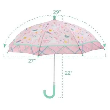 Stephen Joseph Kids' Unicorn Umbrella for Rainy Adventures