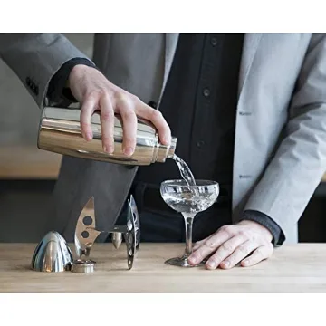 Viski Rocket Cocktail Shaker - Unique Space Bar Set