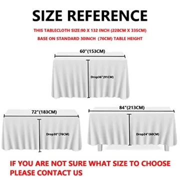 JYFLZQ Black Sequin Tablecloth 90"x132" for Events