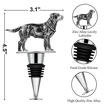 Labrador Wine Stopper - Unique Gift for Dog Lovers