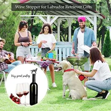 Labrador Wine Stopper - Unique Gift for Dog Lovers