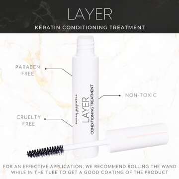 Sarah Maxwell Keratin Eyelash & Brow Serum for Hydration