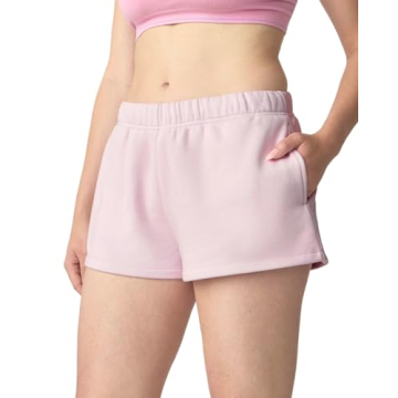 Florence by Mills Women's Cozy Crush Sweat Short - Perfect Loungewear with Pockets
