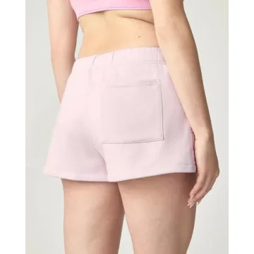 Florence by Mills Cozy Crush Sweat Shorts in Lavender Fog