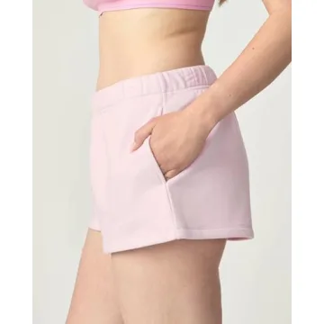 Florence by Mills Cozy Crush Sweat Shorts in Lavender Fog